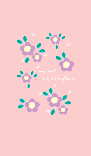 [LINE着せ替え] My chat my mini flower 9の画像1