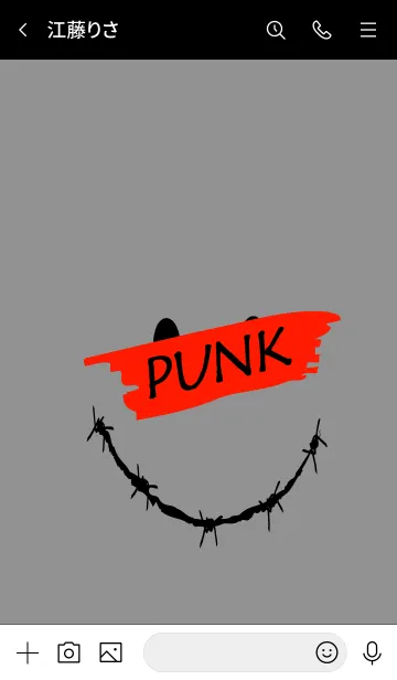 [LINE着せ替え] パンク スマイル 12の画像3
