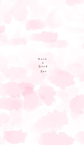 [LINE着せ替え] 可愛いピンク水彩。の画像1