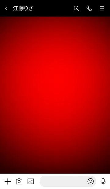 [LINE着せ替え] Red In Black Vr.4 (jp)の画像3