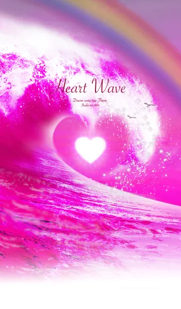 [LINE着せ替え] 恋愛運 ♥Heart Wave♥Pinkの画像1