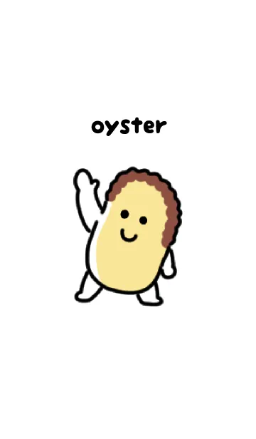 [LINE着せ替え] ぷりぷりカキの画像1