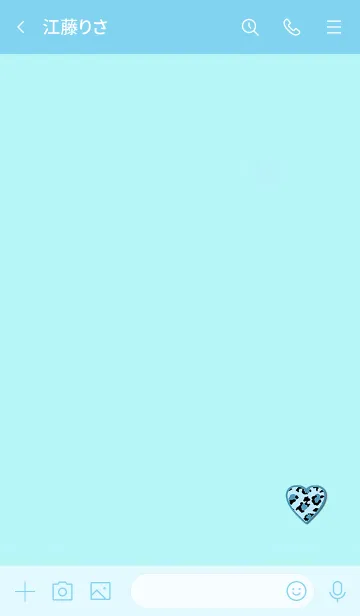 [LINE着せ替え] Simple camouflage heart 100006の画像3