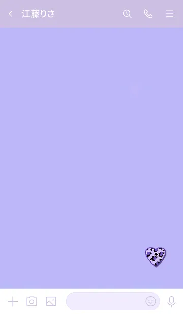 [LINE着せ替え] Simple camouflage heart 100008の画像3