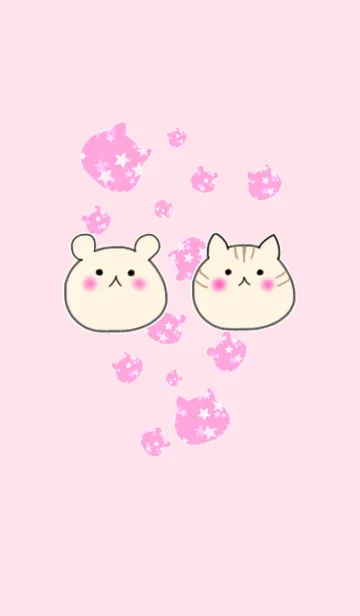 [LINE着せ替え] ネコとクマの画像1