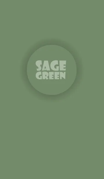 [LINE着せ替え] Love Sage Green Button V.2 (jp)の画像1