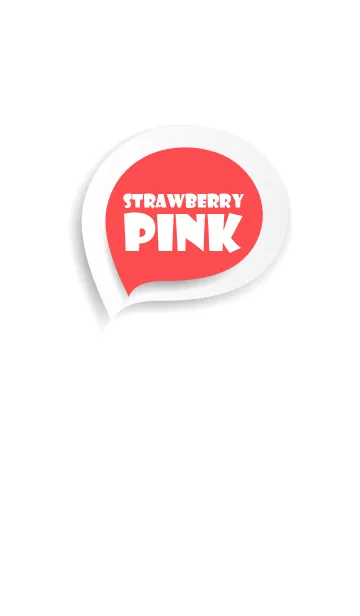 [LINE着せ替え] Strawberry Pink Button In White (jp)の画像1