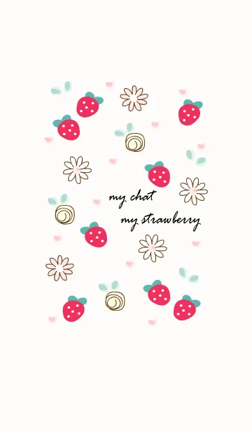 [LINE着せ替え] My chat my strawberry 9の画像1