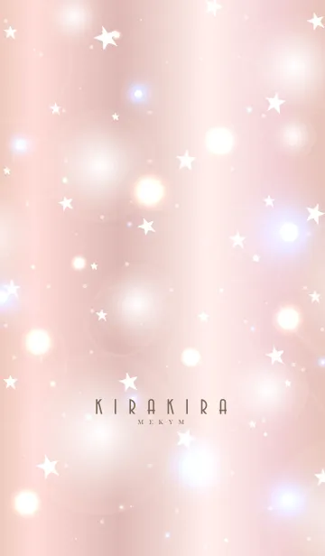 [LINE着せ替え] -KIRAKIRA STAR- PINK GOLD 3の画像1