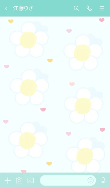 [LINE着せ替え] Lovely mini flower 101 :)の画像3