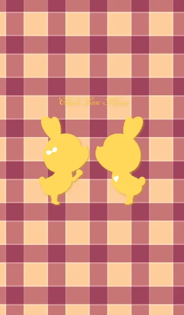 [LINE着せ替え] Check Love Theme 5.の画像1