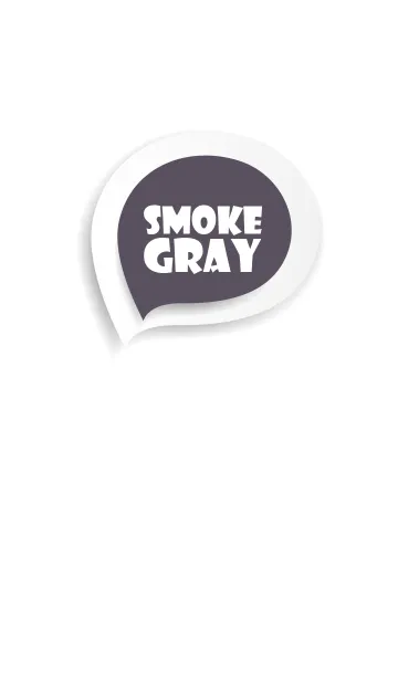 [LINE着せ替え] Smoke Grey Button In White (jp)の画像1