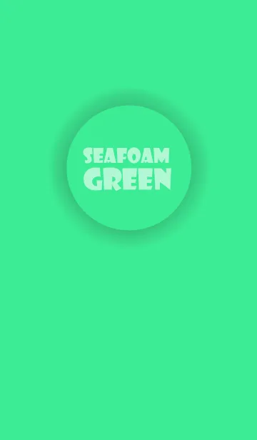 [LINE着せ替え] Love Seafoam Green Button V.2 (jp)の画像1