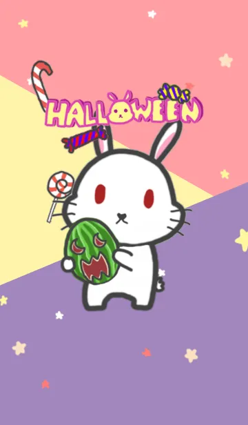 うさぎのハロウィンの着せ替えメイン画像