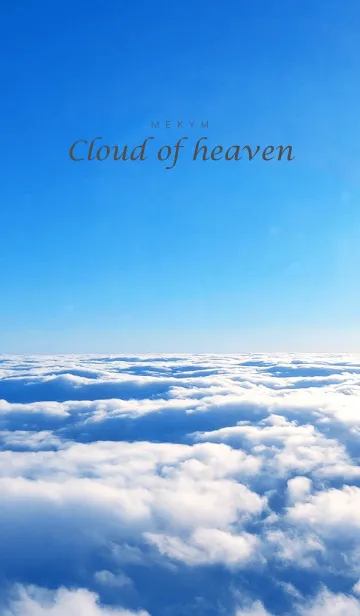 [LINE着せ替え] Cloud of heaven -MEKYM- 9の画像1