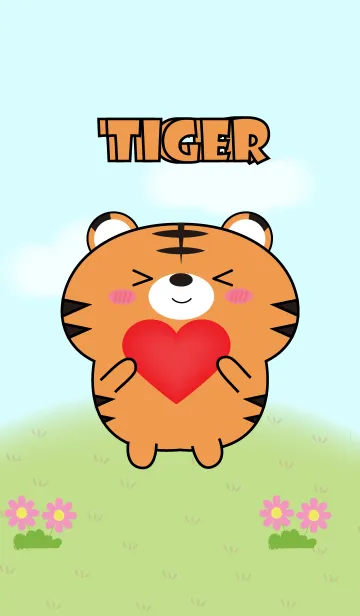 [LINE着せ替え] My Cute Tiger Theme (jp)の画像1