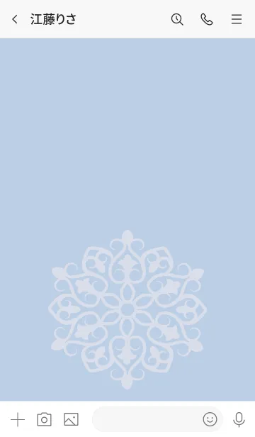 [LINE着せ替え] GEOMETRIC *BLUEの画像3