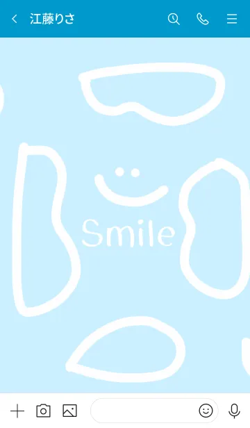 [LINE着せ替え] Cute-smile b toneの画像3