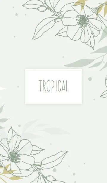 [LINE着せ替え] Abstract Tropical Lilyの画像1