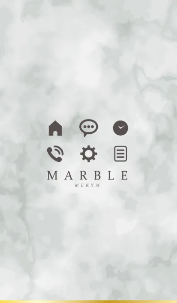 [LINE着せ替え] MARBLE -SIMPLE MONOTONE- 22の画像1