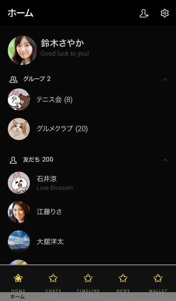 [LINE着せ替え] シンプルスター 16の画像2