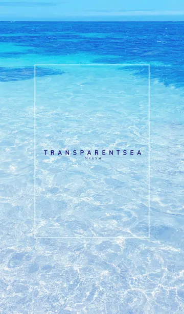 [LINE着せ替え] TRANSPARENT SEA -MEKYM- 19の画像1