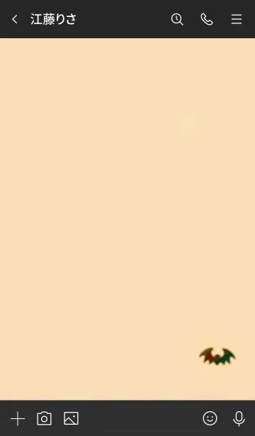 [LINE着せ替え] Simple bat 10014の画像3