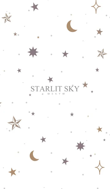 [LINE着せ替え] -STARLIT SKY- SIMPLE 3の画像1