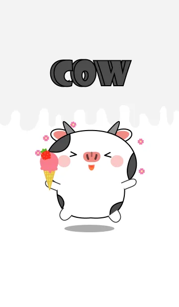Kawaii Cow Theme (jp)の着せ替えメイン画像