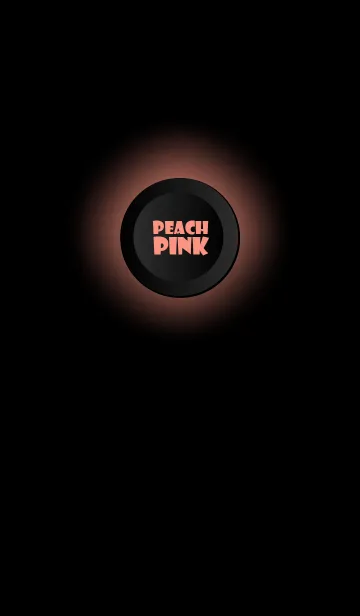 [LINE着せ替え] Peach Pink Button In Black V.2 (jp)の画像1