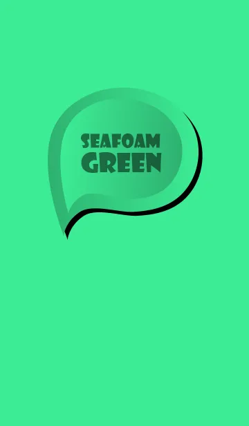 [LINE着せ替え] Seafoam Green Button (jp)の画像1