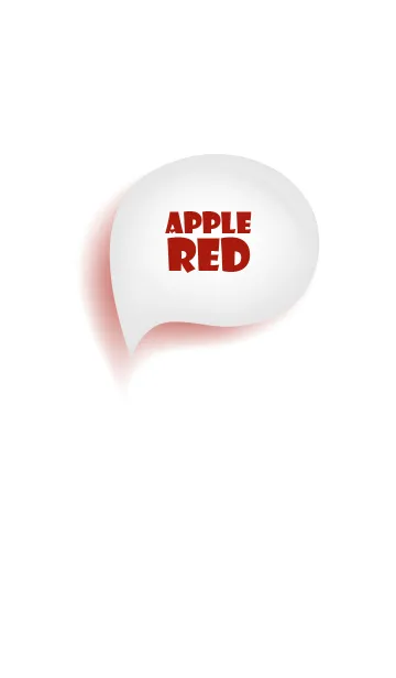 [LINE着せ替え] Apple Red & White Vr.1(jp)の画像1