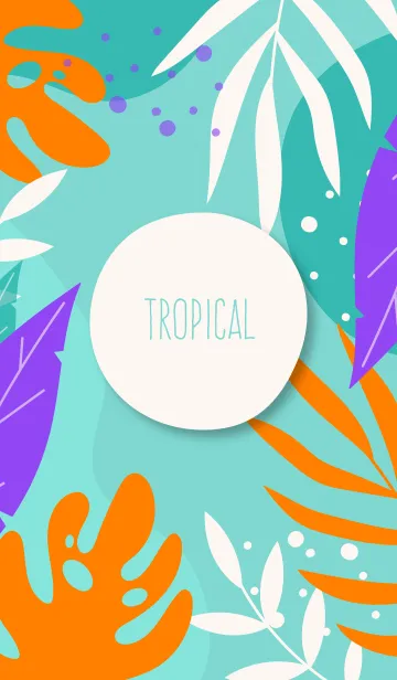 Abstract Tropical (Riptide Green)の着せ替えメイン画像