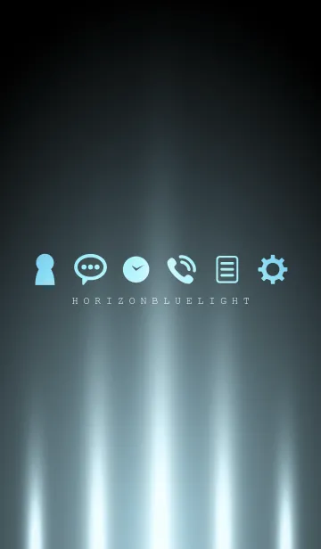 [LINE着せ替え] HORIZON BLUE LIGHT 2の画像1