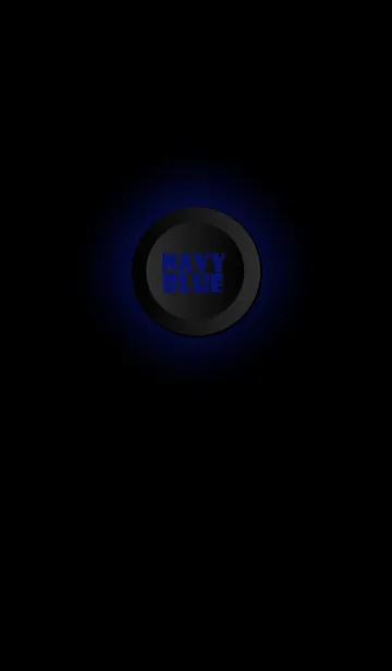 [LINE着せ替え] Navy Blue Button In Black V.2 (jp)の画像1