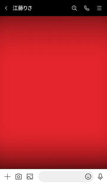 [LINE着せ替え] Rose Red Neon Theme Vr.4 (jp)の画像3