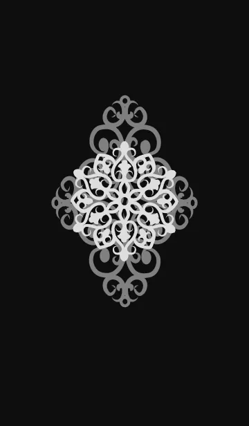 [LINE着せ替え] GEOMETRIC *BLACKの画像1