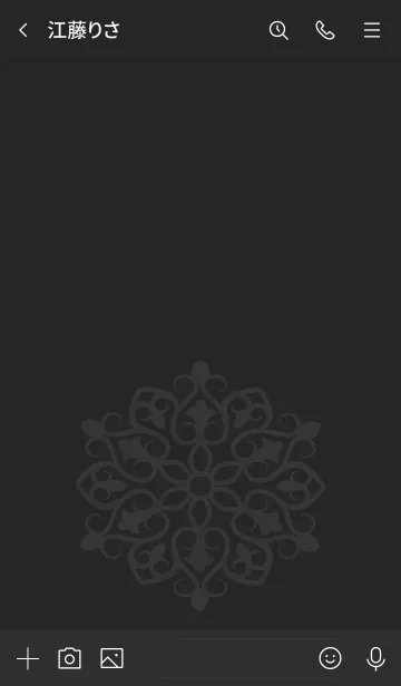 [LINE着せ替え] GEOMETRIC *BLACKの画像3