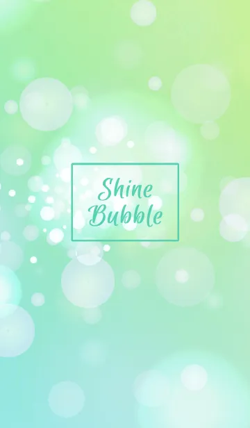 [LINE着せ替え] シャイン バブル 9の画像1