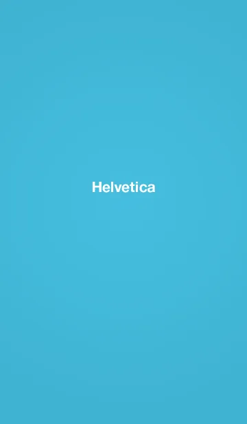 [LINE着せ替え] Helvetica / Light Blueの画像1