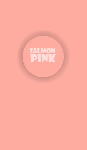 [LINE着せ替え] Love Salmon Pink Button V.2 (jp)の画像1