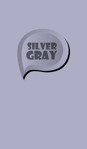 [LINE着せ替え] Silver Grey Button (jp)の画像1