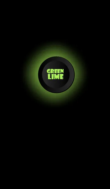 [LINE着せ替え] Lime Green Button In Black V.2 (jp)の画像1
