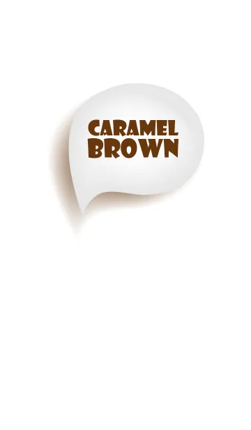 [LINE着せ替え] Caramel Brown & White Vr.1 (jp)の画像1