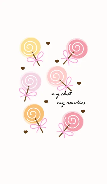 [LINE着せ替え] lovely colorful candy 43の画像1