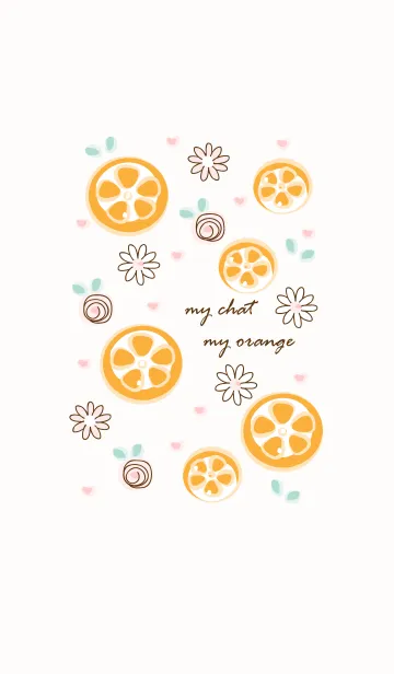 [LINE着せ替え] My chat my orangeの画像1