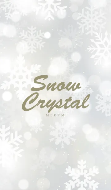 [LINE着せ替え] -Snow Crystal- MEKYMの画像1