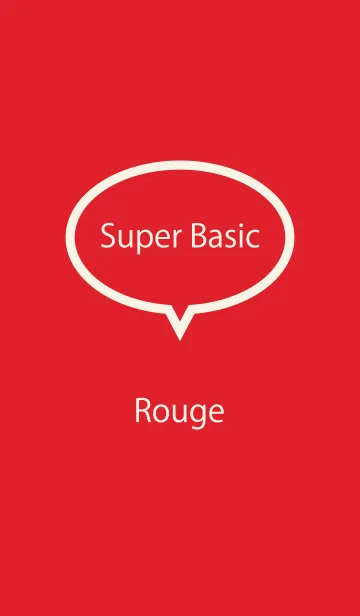 [LINE着せ替え] Super Basic Rougeの画像1