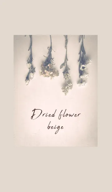 [LINE着せ替え] Dried flower_beigeの画像1