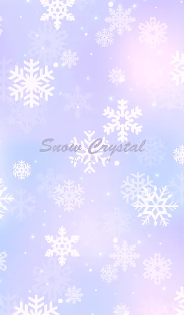 [LINE着せ替え] -Snow Crystal Purple- MEKYMの画像1